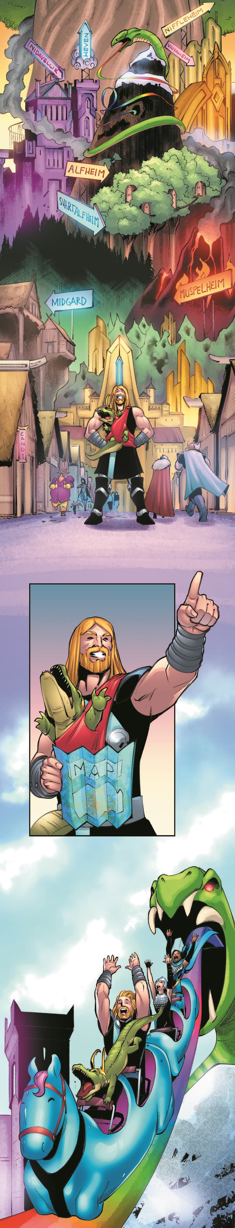 Preview panels from ALLIGATOR LOKI INFINITY COMIC (2022) #1.
