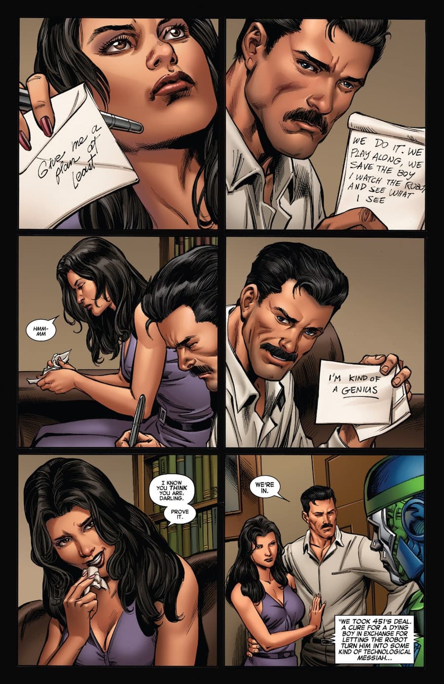 IRON MAN (2012) #17 page by Kieron Gillen and Carlo Pagulayan